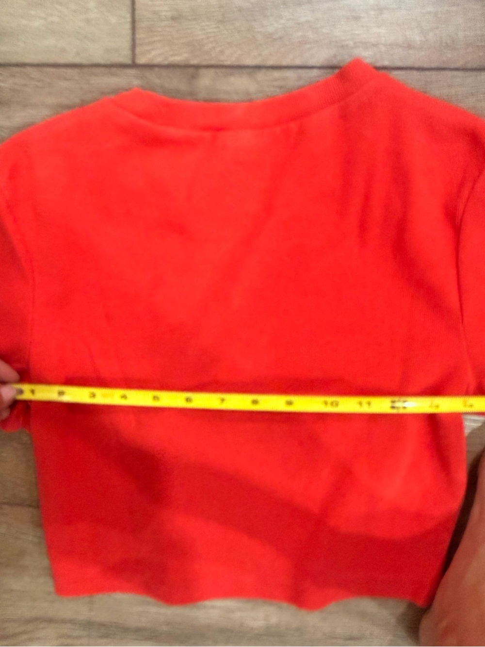 Farm Rio Red Short-Sleeve Crewneck Top 0489 - Picture 7 of 7